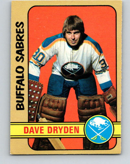 1972-73 O-Pee-Chee #241 Dave Dryden  Buffalo Sabres  V4168