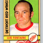 1972-73 O-Pee-Chee #244 Len Fontaine  RC Rookie Detroit Red Wings  V4170