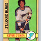 1972-73 O-Pee-Chee #257 Kevin O'Shea  RC Rookie St. Louis Blues  V4174