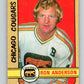 1972-73 O-Pee-Chee #298 Ron Anderson See Scans RC Rookie Chicago Cougars  V4199