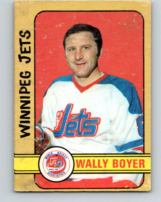 1972-73 O-Pee-Chee #308 Wally Boyer See Scans Winnipeg Jets  V4204