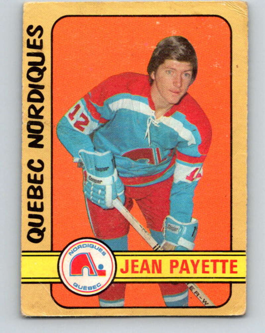 1972-73 O-Pee-Chee #311 Jean Payette See Scans RC Rookie Quebec Nordiques  V4205