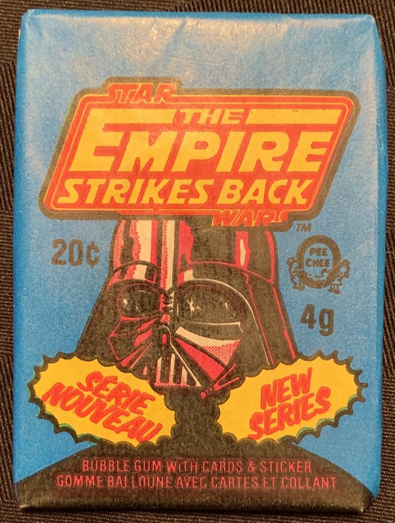 1980 OPC Star Wars Empire Strikes Back Sealed Wax Hobby Trading Pack PK-18