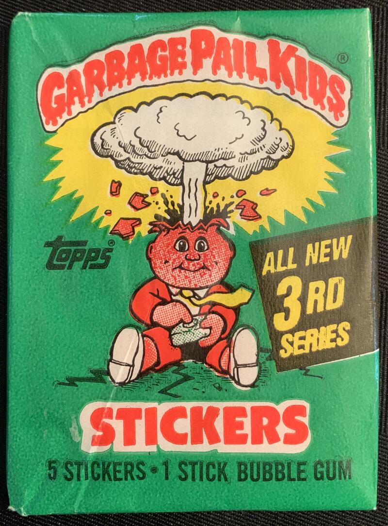 1986 Garbage Pail Kids Series 3 Sealed Wax Hobby Trading Pack PK-44