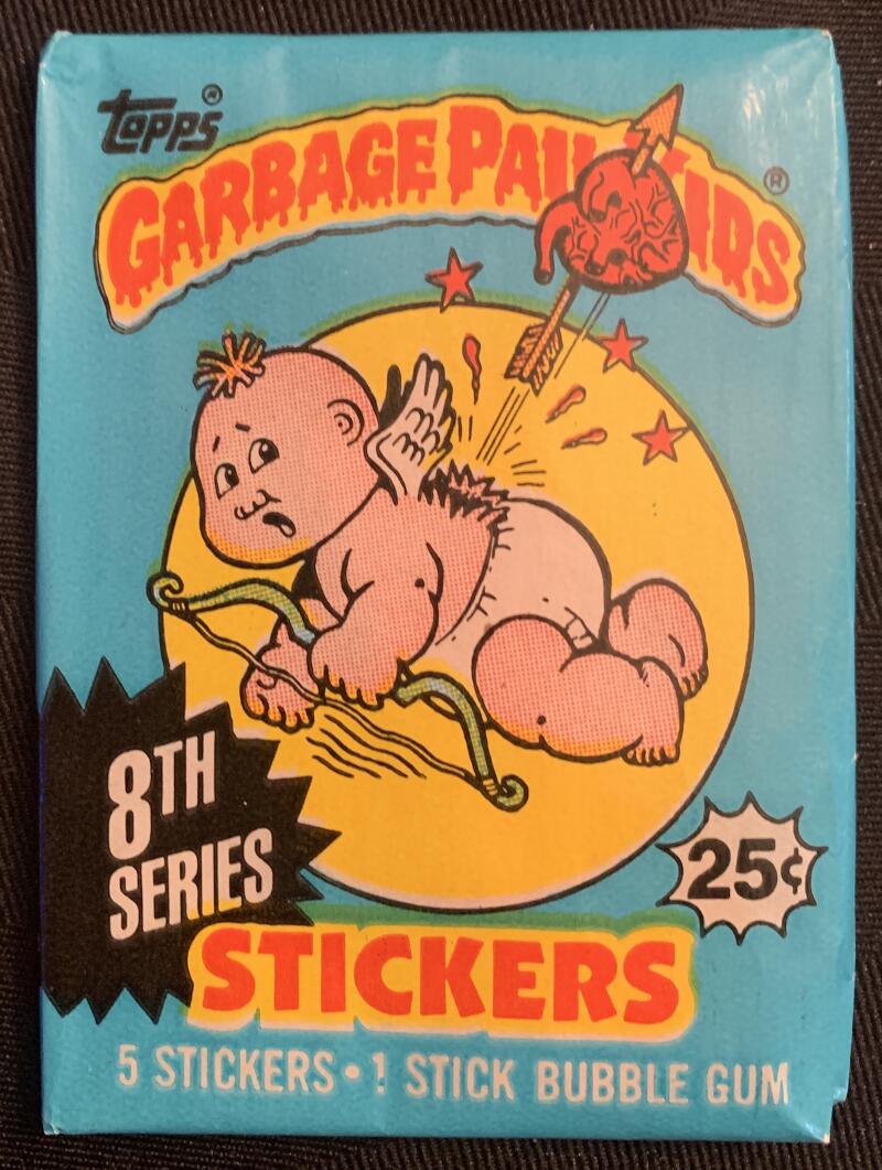 1987 Garbage Pail Kids Series 8 Sealed Wax Hobby Trading Pack PK-55