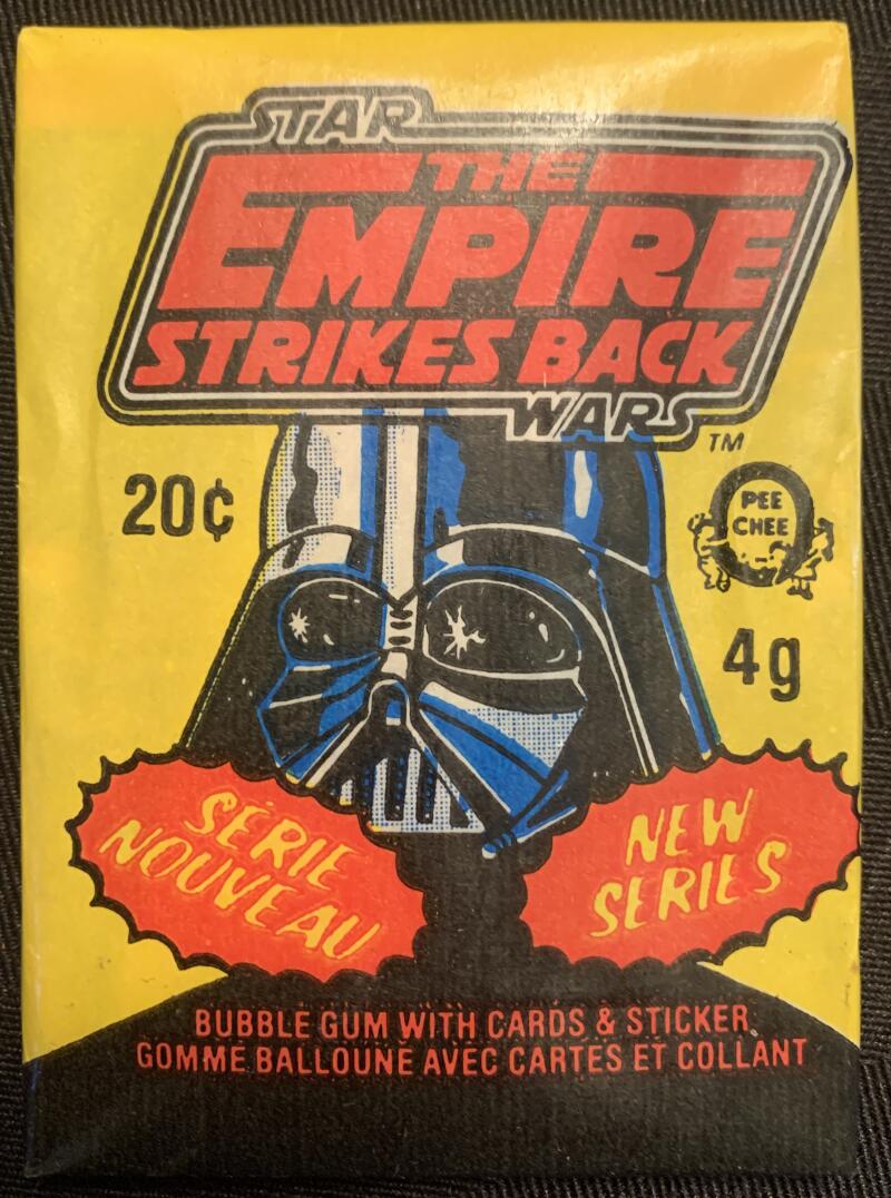 1980 OPC Star Wars Empire Strikes Back Sealed Wax Hobby Trading Pack PK-132