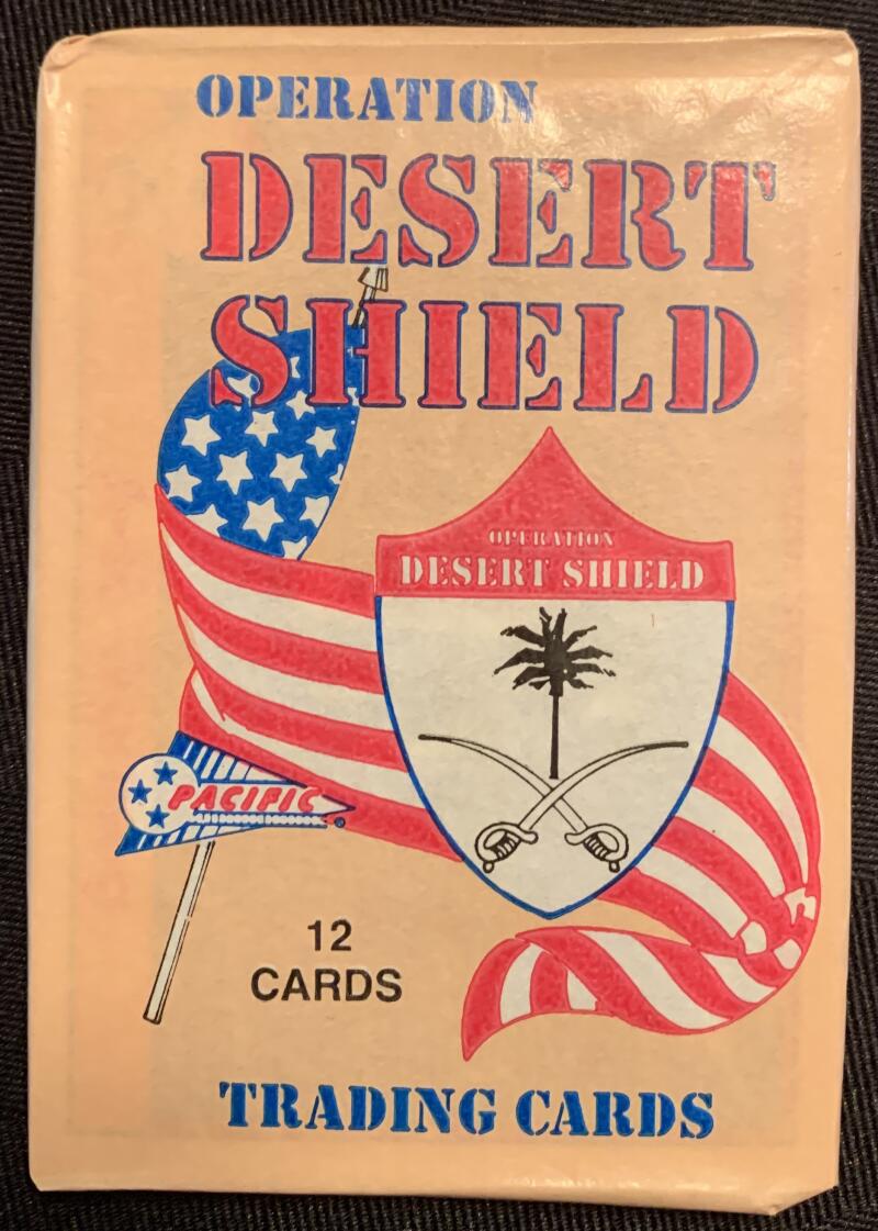 1991 Pacific Operation Desert Shield Sealed Wax Hobby Trading Pack PK-165