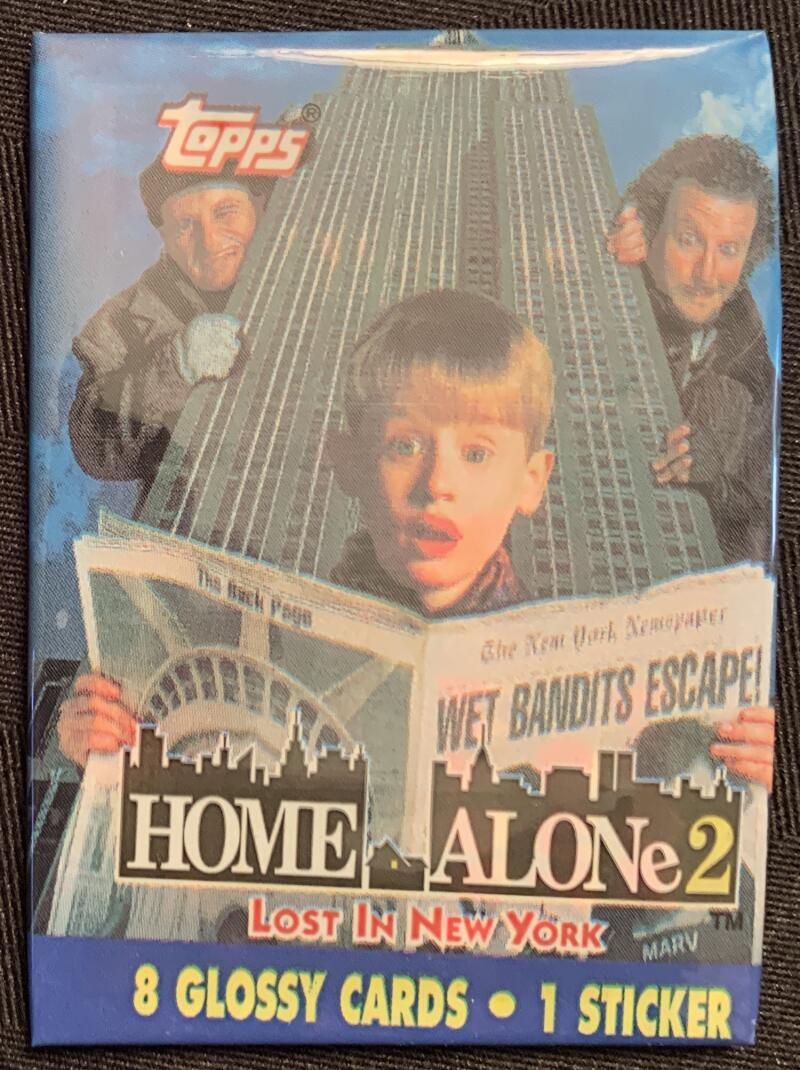 1992 Topps Home Alone 2 Sealed Wax Hobby Trading Pack PK-168
