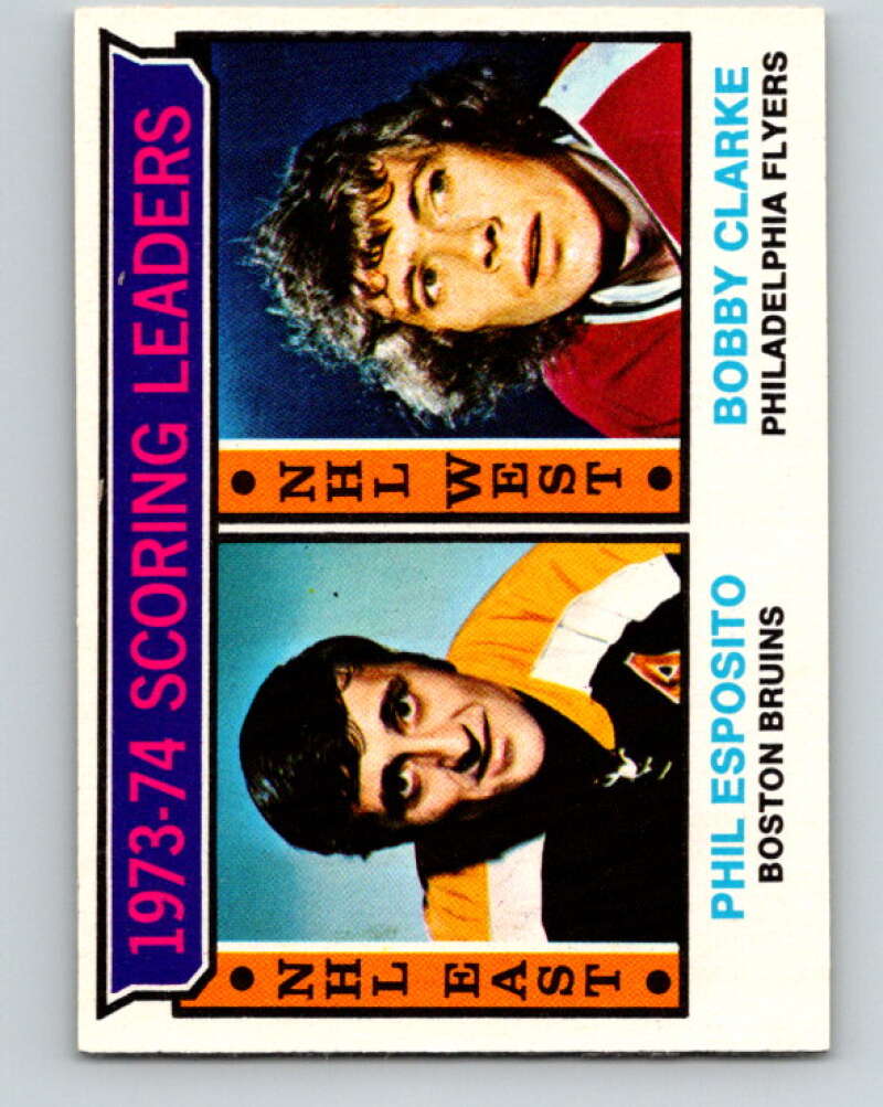 1974-75 O-Pee-Chee #3 Bobby Clarke LL  Philadelphia Flyers  V4217