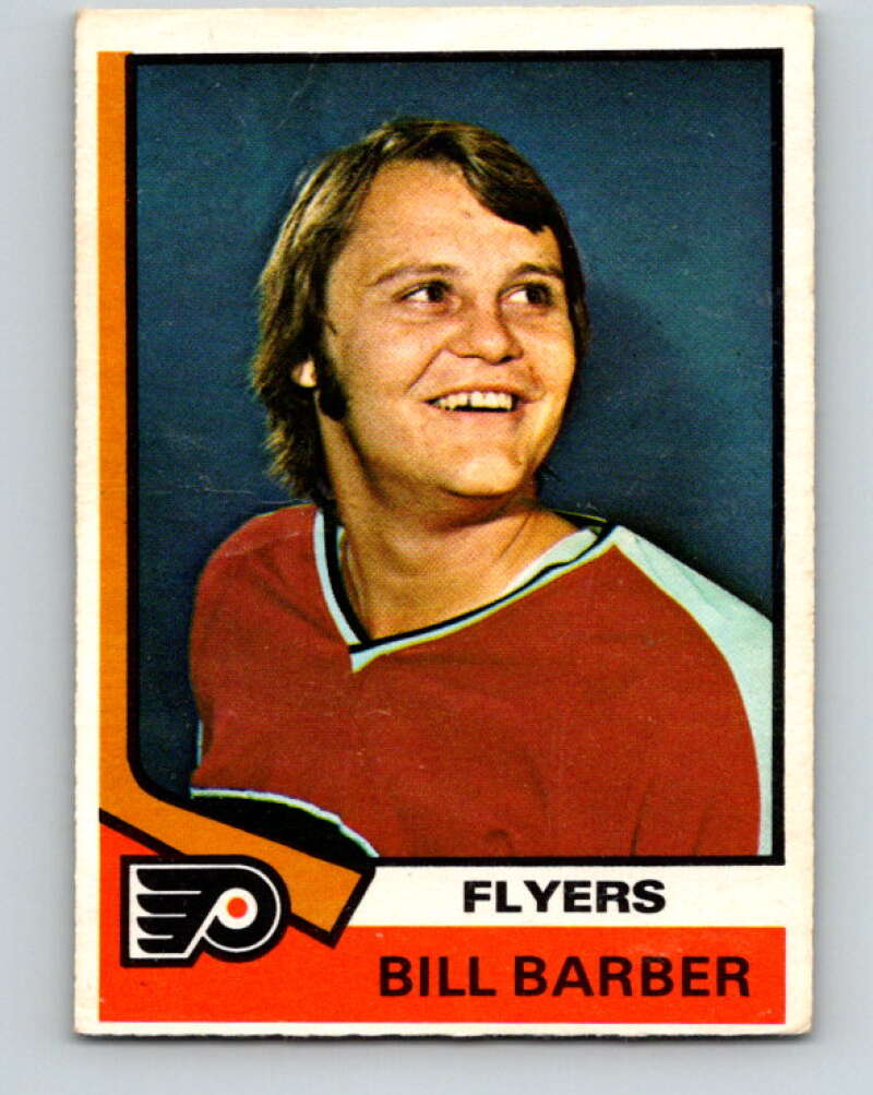 1974-75 O-Pee-Chee #8 Bill Barber  Philadelphia Flyers  V4229