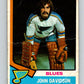 1974-75 O-Pee-Chee #11 John Davidson  RC Rookie St. Louis Blues  V4239