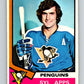 1974-75 O-Pee-Chee #13 Syl Apps Jr.  Pittsburgh Penguins  V4243