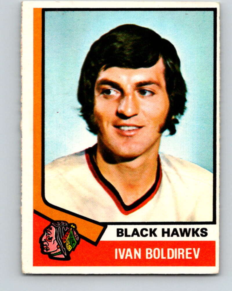1974-75 O-Pee-Chee #16 Ivan Boldirev  Chicago Blackhawks  V4251