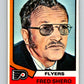 1974-75 O-Pee-Chee #21 Fred Shero CO  RC Rookie Philadelphia Flyers  V4264