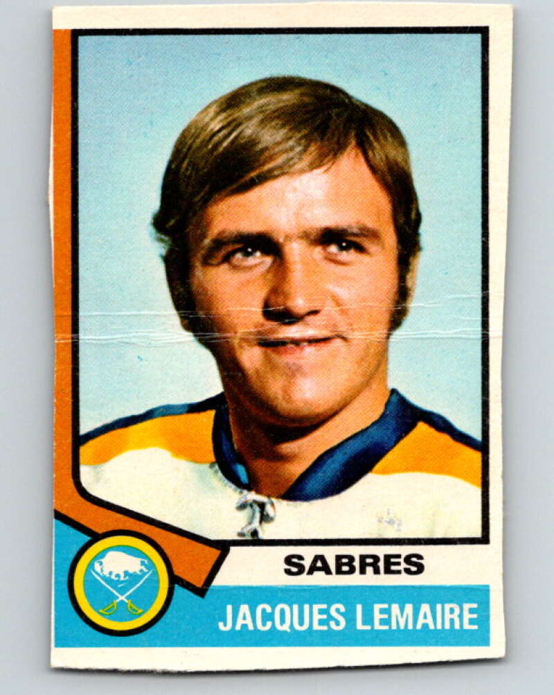 1974-75 O-Pee-Chee #24 Jacques Lemaire UER  Montreal Canadiens  V4270