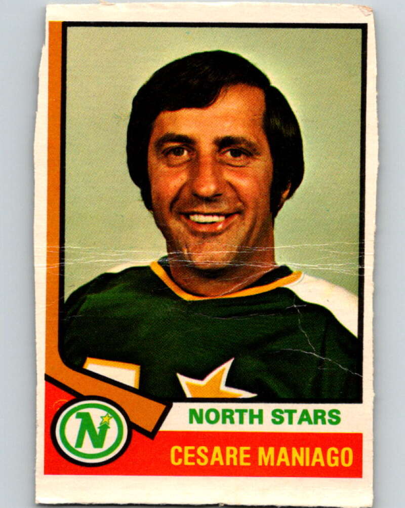1974-75 O-Pee-Chee #26 Cesare Maniago  Minnesota North Stars  V4275