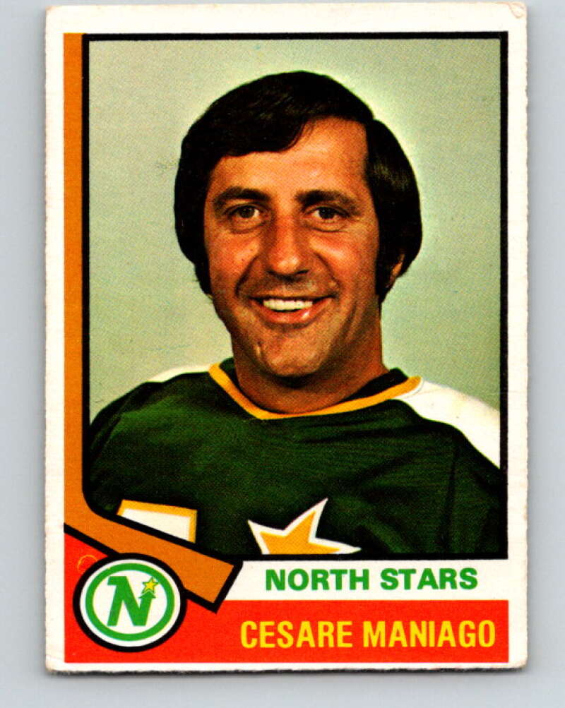 1974-75 O-Pee-Chee #26 Cesare Maniago  Minnesota North Stars  V4276