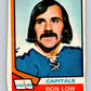 1974-75 O-Pee-Chee #39 Ron Low  Washington Capitals  V4302