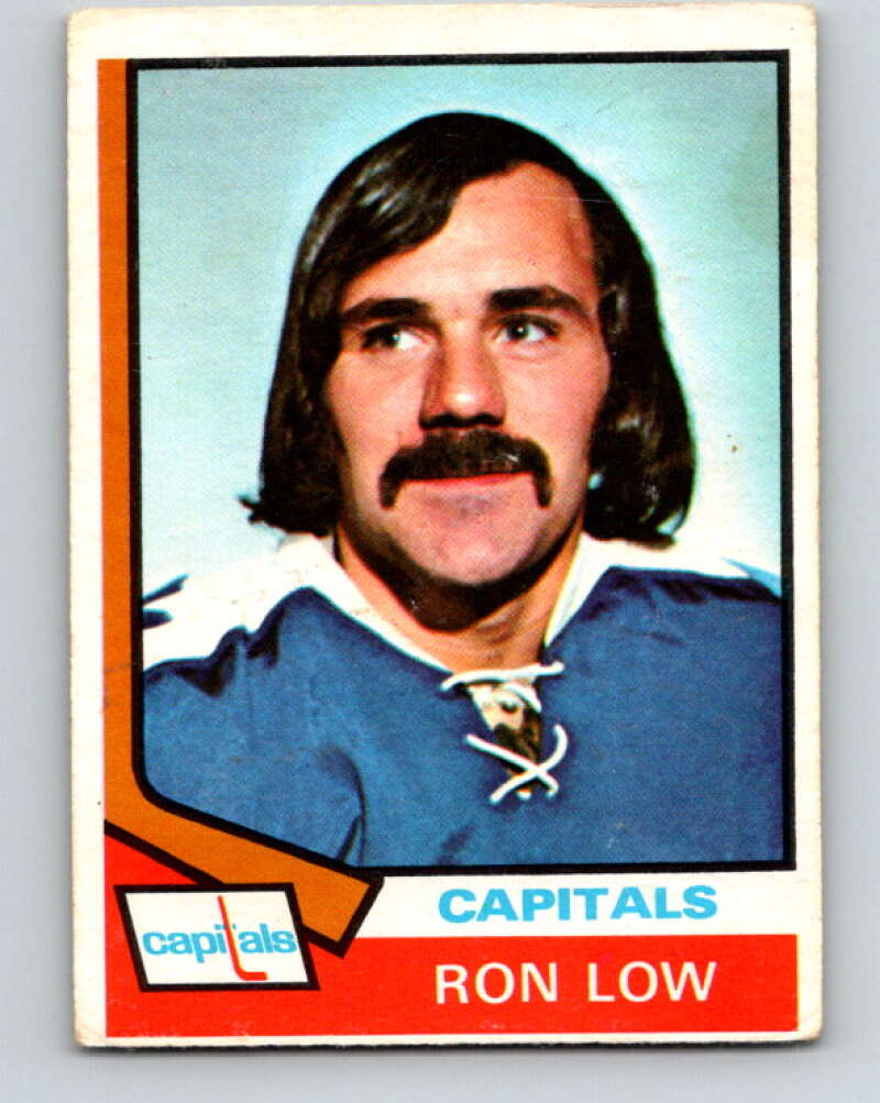 1974-75 O-Pee-Chee #39 Ron Low  Washington Capitals  V4303