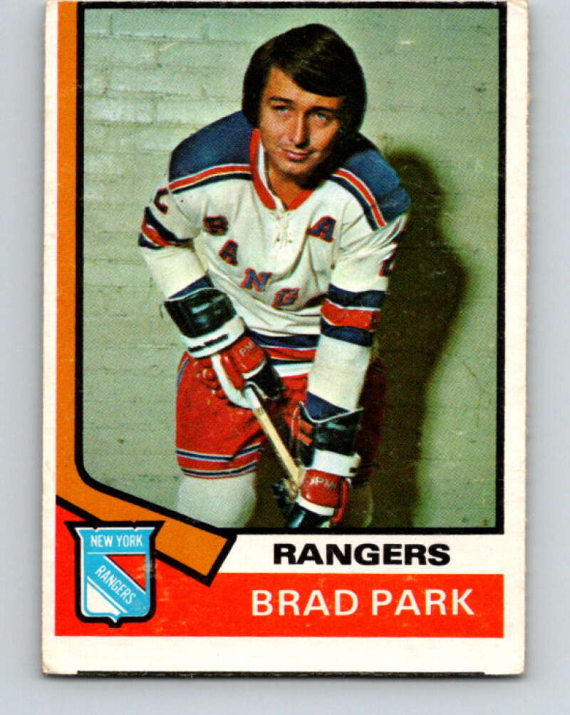 1974-75 O-Pee-Chee #50 Brad Park  New York Rangers  V4324