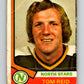 1974-75 O-Pee-Chee #52 Tom Reid  Minnesota North Stars  V4328