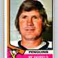 1974-75 O-Pee-Chee #65 Vic Hadfield  Pittsburgh Penguins  V4357