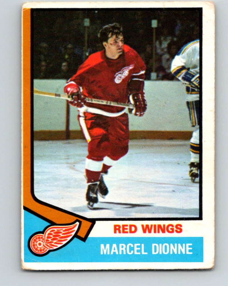1974-75 O-Pee-Chee #72 Marcel Dionne  Detroit Red Wings  V4371
