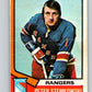 1974-75 O-Pee-Chee #77 Pete Stemkowski  New York Rangers  V4377