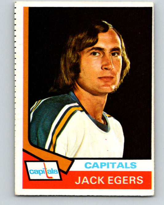 1974-75 O-Pee-Chee #93 Jack Egers   V4408