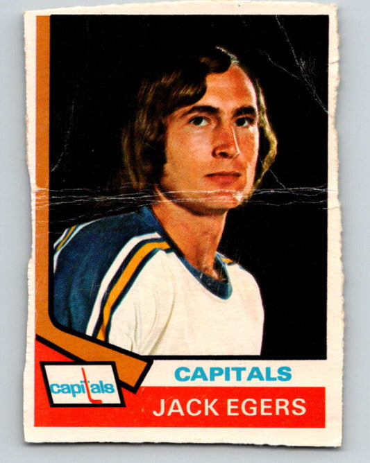 1974-75 O-Pee-Chee #93 Jack Egers   V4409
