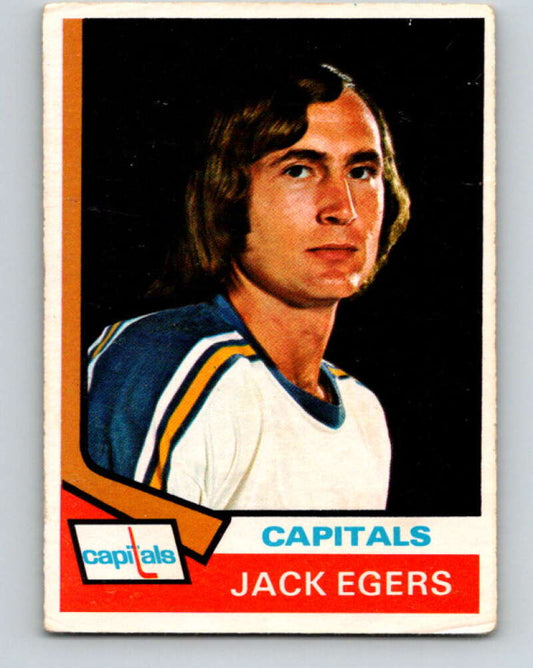 1974-75 O-Pee-Chee #93 Jack Egers   V4410