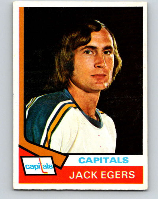 1974-75 O-Pee-Chee #93 Jack Egers   V4411