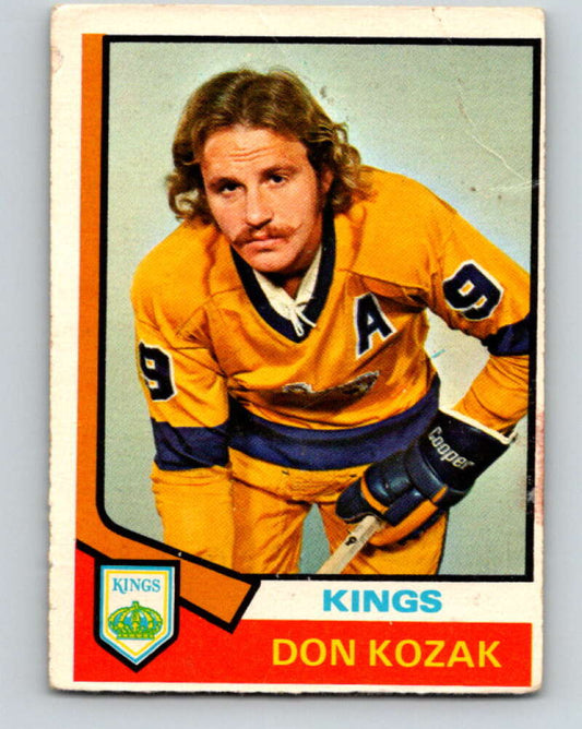 1974-75 O-Pee-Chee #111 Don Kozak  RC Rookie Los Angeles Kings  V4472