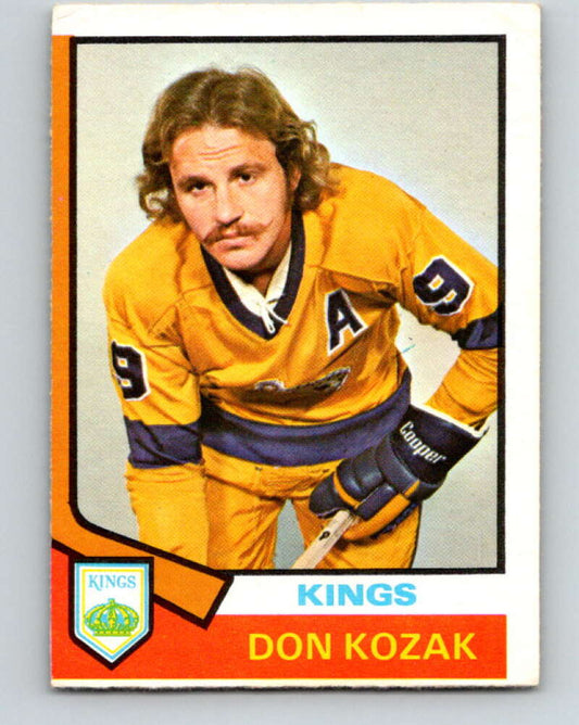 1974-75 O-Pee-Chee #111 Don Kozak  RC Rookie Los Angeles Kings  V4474