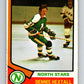 1974-75 O-Pee-Chee #115 Dennis Hextall  Minnesota North Stars  V4487