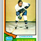 1974-75 O-Pee-Chee #122 Jocelyn Guevremont  Vancouver Canucks  V4505