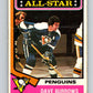 1974-75 O-Pee-Chee #137 Dave Burrows AS  Pittsburgh Penguins  V4541