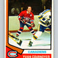 1974-75 O-Pee-Chee #140 Yvan Cournoyer  Montreal Canadiens  V4552