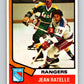 1974-75 O-Pee-Chee #145 Jean Ratelle  New York Rangers  V4558