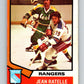 1974-75 O-Pee-Chee #145 Jean Ratelle  New York Rangers  V4560