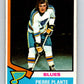 1974-75 O-Pee-Chee #149 Pierre Plante  St. Louis Blues  V4564
