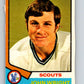 1974-75 O-Pee-Chee #156 John Wright  RC Rookie Kansas City Scouts  V4583