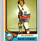 1974-75 O-Pee-Chee #158 Ralph Stewart  RC Rookie New York Islanders  V4586
