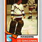1974-75 O-Pee-Chee #160 Ed Giacomin  New York Rangers  V4594