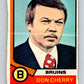 1974-75 O-Pee-Chee #161 Don Cherry CO  RC Rookie Boston Bruins  V4596