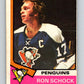 1974-75 O-Pee-Chee #167 Ron Schock  Pittsburgh Penguins  V4611