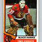 1974-75 O-Pee-Chee #170 Tony Esposito  Chicago Blackhawks  V4618