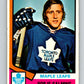 1974-75 O-Pee-Chee #180 Borje Salming  RC Rookie Toronto Maple Leafs  V4650