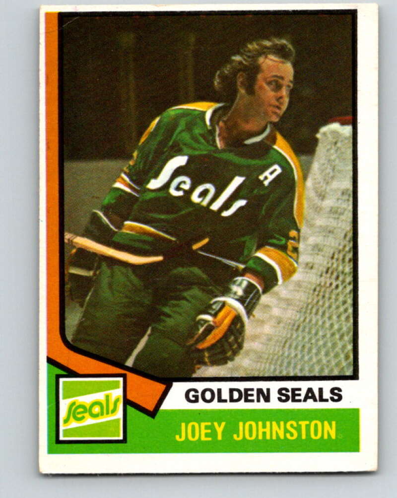 1974-75 O-Pee-Chee #185 Joey Johnston   V4657