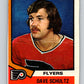 1974-75 O-Pee-Chee #196 Dave Schultz  Philadelphia Flyers  V4680